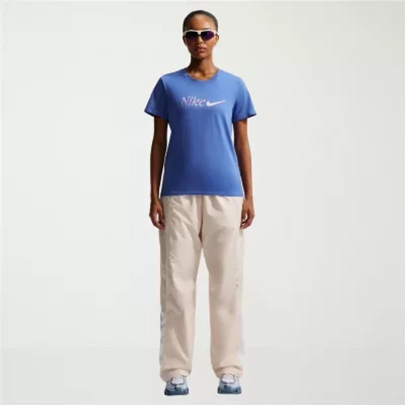Nike Womens Crew Neck Short Sleeve Active T-Shirt