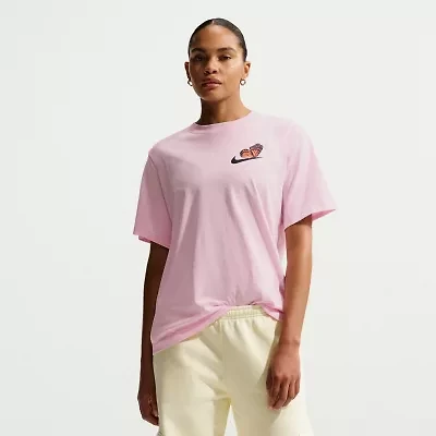 Nike Womens Crew Neck Short Sleeve Active T-Shirt