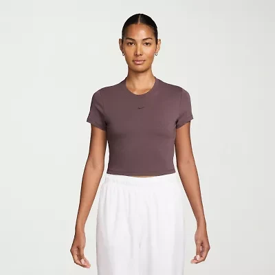 Nike Womens Crew Neck Short Sleeve T-Shirt