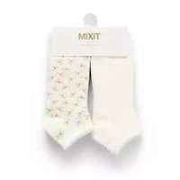 Mixit Womens 6 Pair Low Cut Socks
