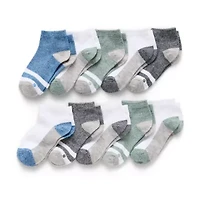 Thereabouts Little & Big Kid Boys Quarter Ankle Socks