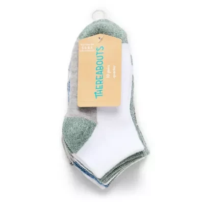 Thereabouts Little & Big Kid Boys Quarter Ankle Socks