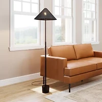 Zuo Modern Cardo Bronze Electroplated Steel Floor Lamp