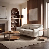 Zuo Modern Gala Black And Natural Floor Lamp