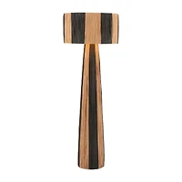 Zuo Modern Gala Black And Natural Floor Lamp