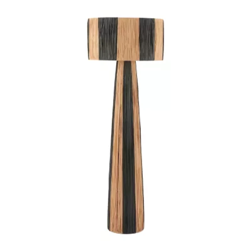 Zuo Modern Gala Black And Natural Floor Lamp