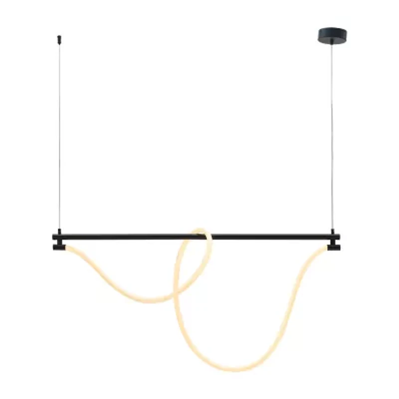 Zuo Modern Adder Black Powder Coated Steel And Silicone Wall Lamp