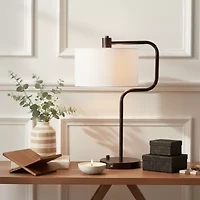 Zuo Modern Middlemist White Electroplated Steel Table Lamp