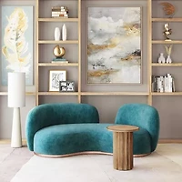 Zuo Modern Heaven White Pvc And Powder Coated Steel Floor Lamp