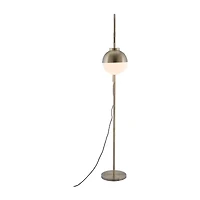 Zuo Modern Waterloo Bronze Electroplated Steel And Frosted Glass Floor Lamp
