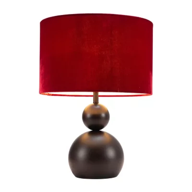 Zuo Modern Shobu Red Powder Coated Steel Table Lamp