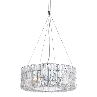 Zuo Modern Jena Chromed Steel And Clear Glass Wall Lamp