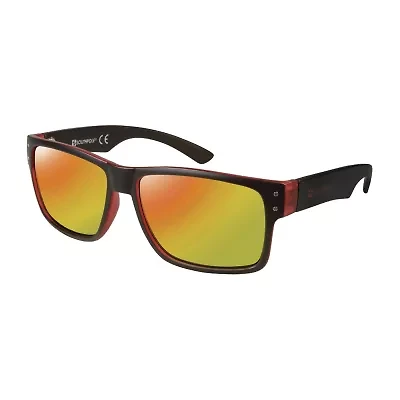 Southpole Southpole Mens Uv Protection Rectangular Sunglasses