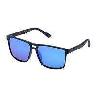 U.S. Polo Assn. U.S. Polo Assn. Mens Uv Protection Rectangular Sunglasses