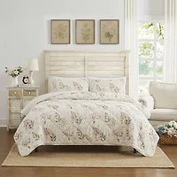 Avanti Wildflowers Reversible Quilt Set