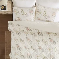 Avanti Wildflowers Reversible Quilt Set