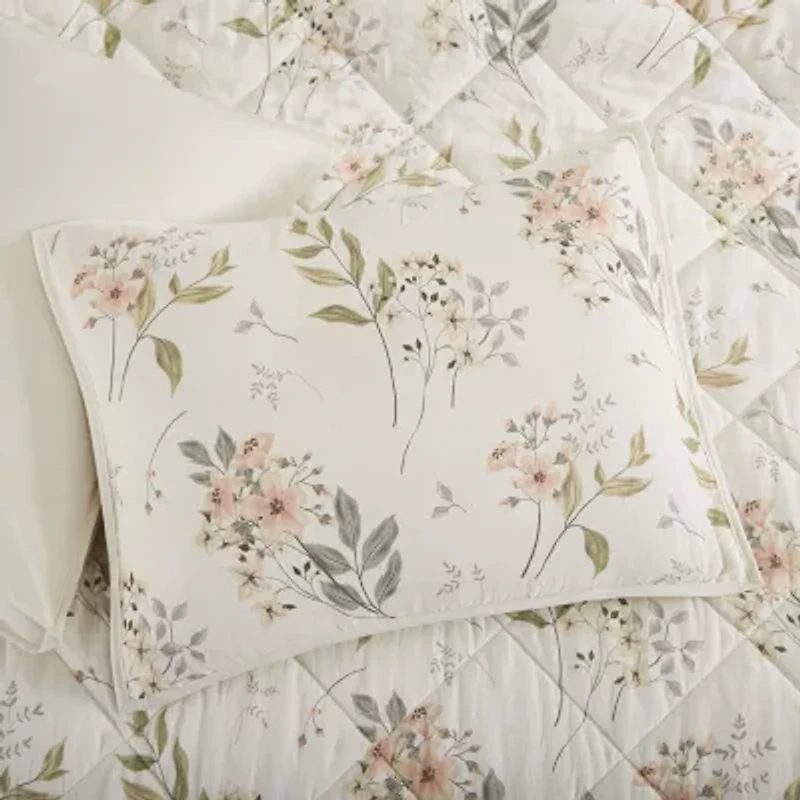 Avanti Wildflowers Reversible Quilt Set