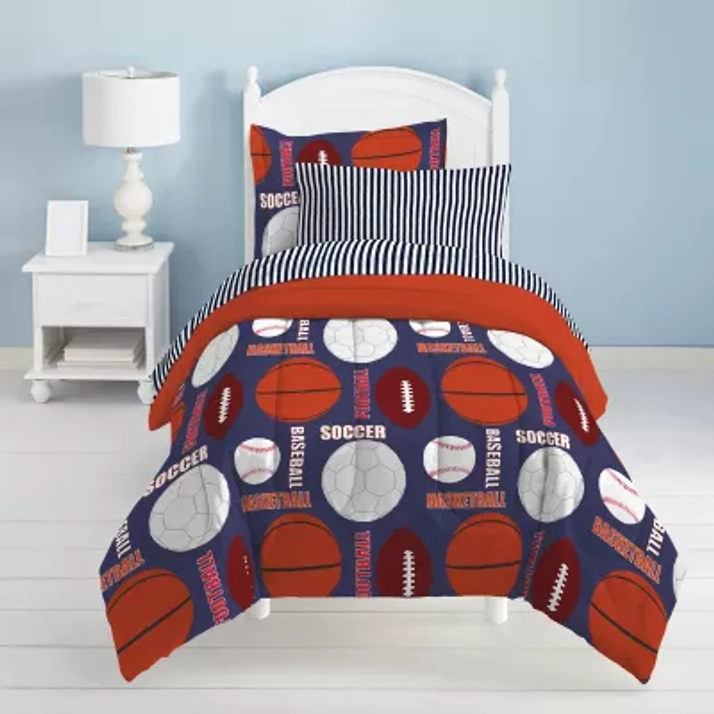 Dream Factory All Sports 5-pc. Complete Bedding Set with Sheets