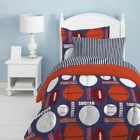 Dream Factory All Sports 5-pc. Complete Bedding Set with Sheets