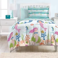Dream Factory Mermaid Dreams 5-pc. Complete Bedding Set with Sheets