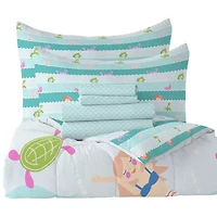 Dream Factory Mermaid Dreams 5-pc. Complete Bedding Set with Sheets