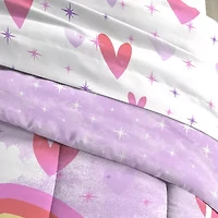 Dream Factory Unicorn Rainbow 5-pc. Complete Bedding Set with Sheets