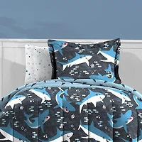 Dream Factory Sharks 5-pc. Complete Bedding Set with Sheets