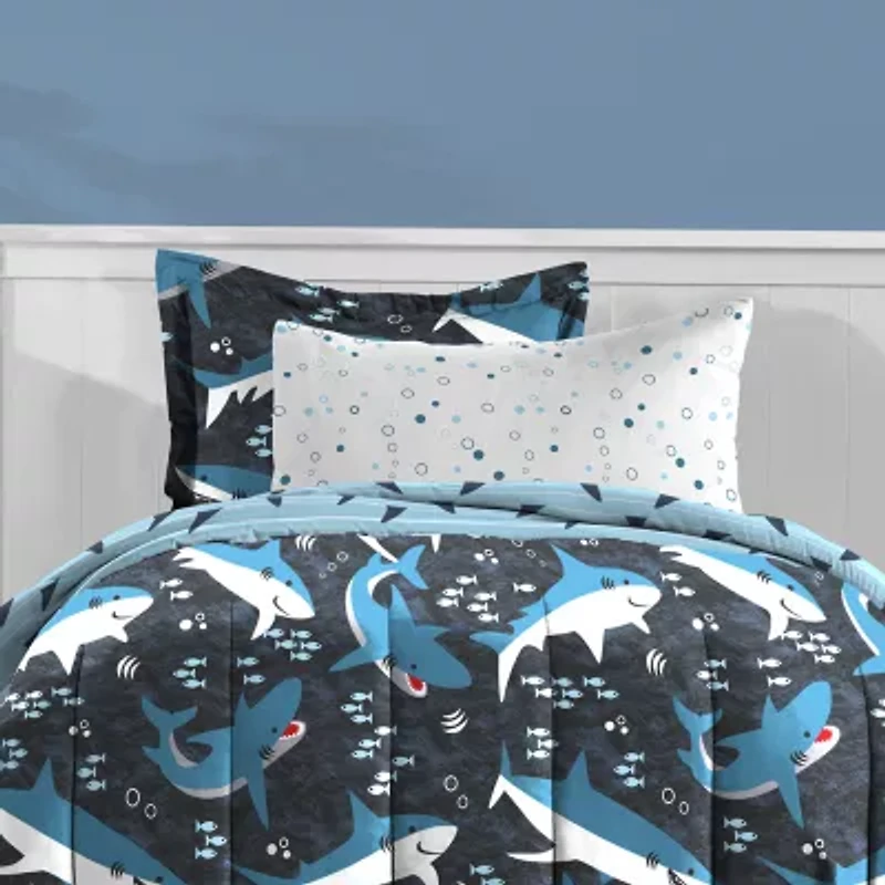Dream Factory Sharks 5-pc. Complete Bedding Set with Sheets