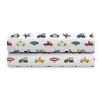 Dream Factory Trains Trucks Sheet Set