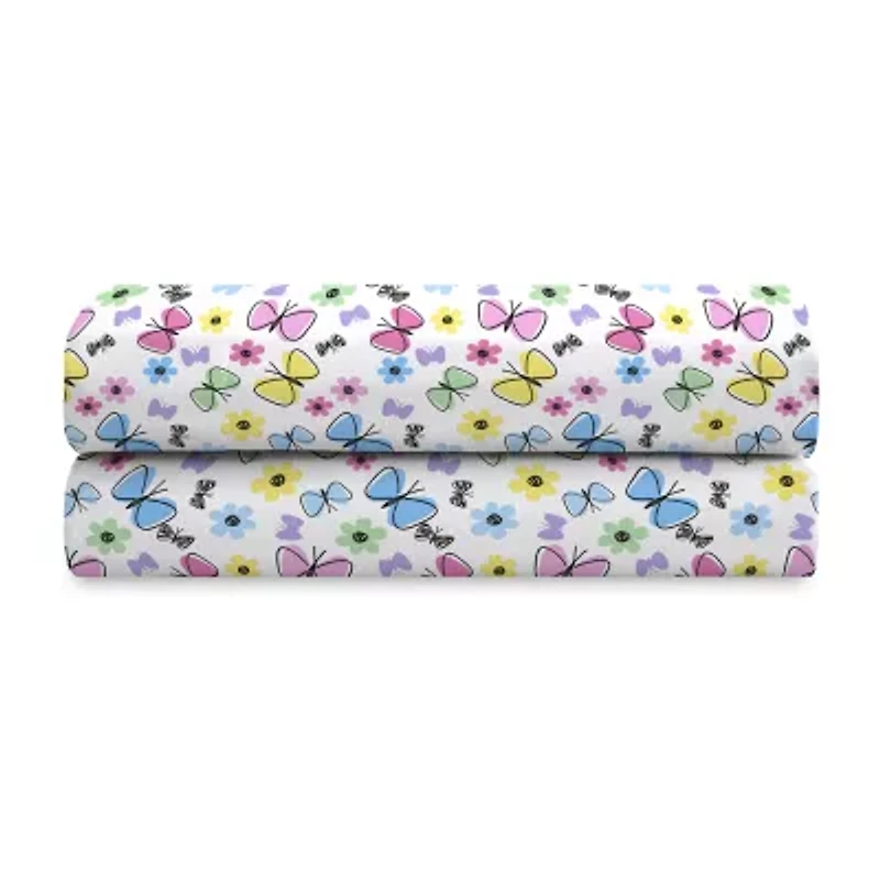 Dream Factory Sweet Butterfly Sheet Set