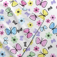 Dream Factory Sweet Butterfly Sheet Set