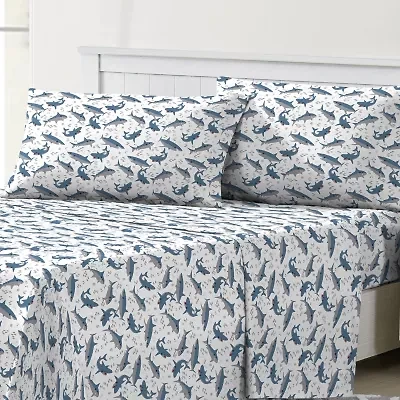 Dream Factory Sharks Sheet Set