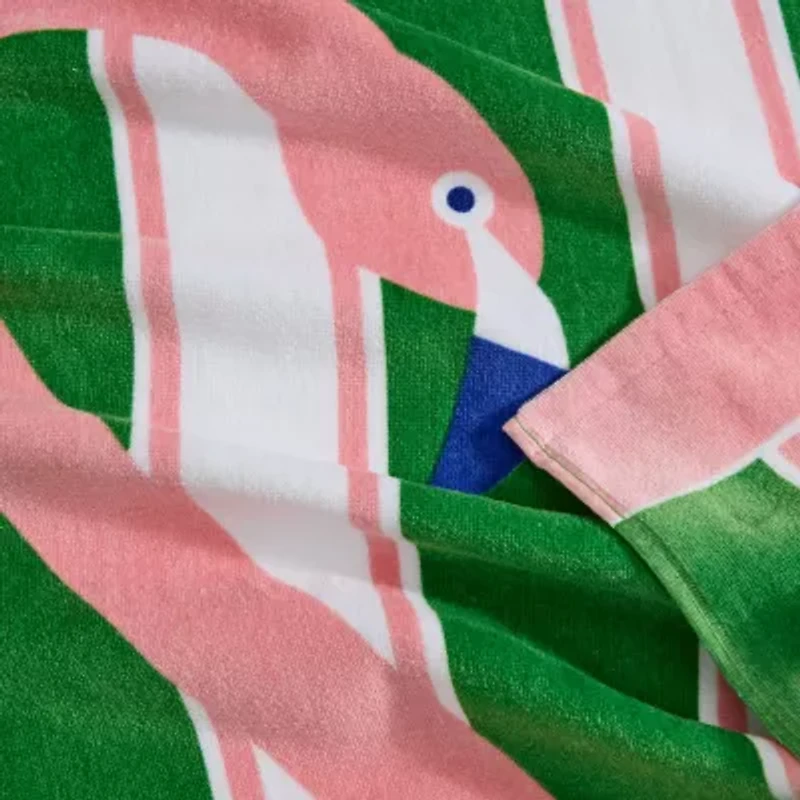 JONATHAN ADLER Flamingo Beach Towel
