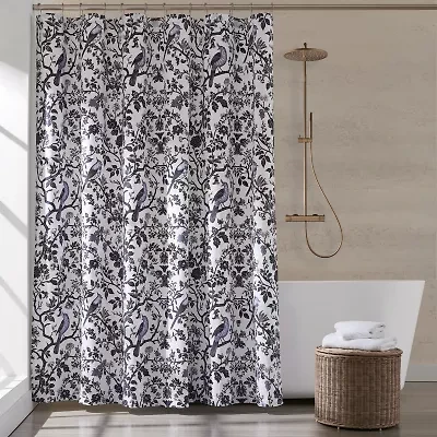 Brooklyn Loom Ava Floral Shower Curtain