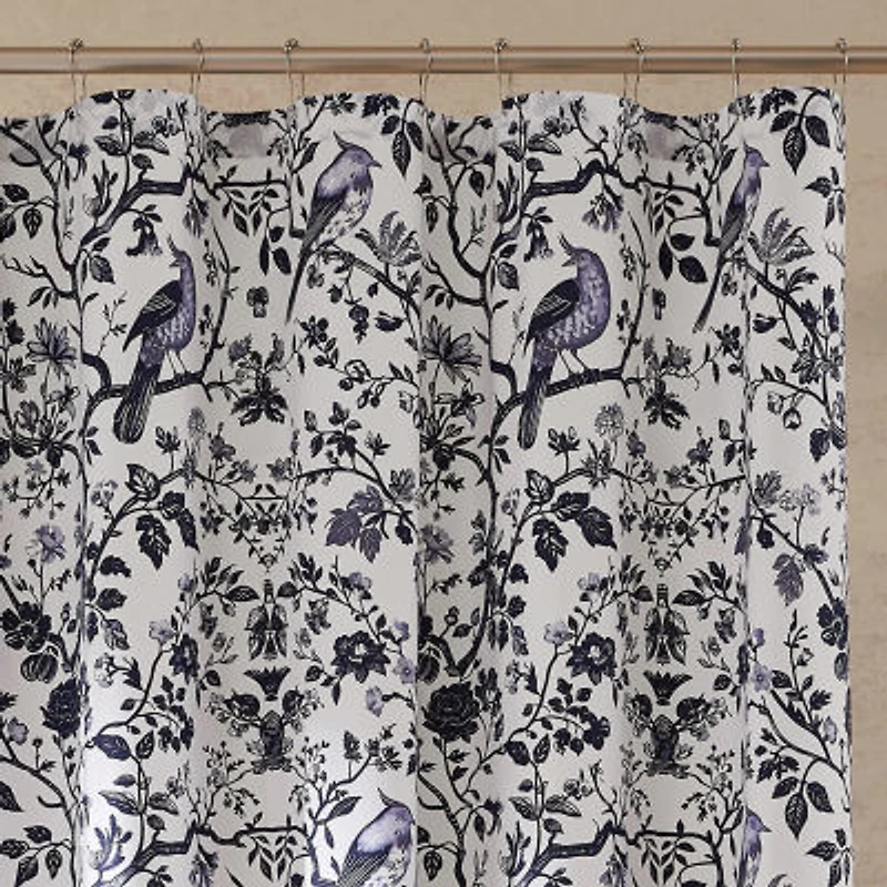 Brooklyn Loom Ava Floral Shower Curtain