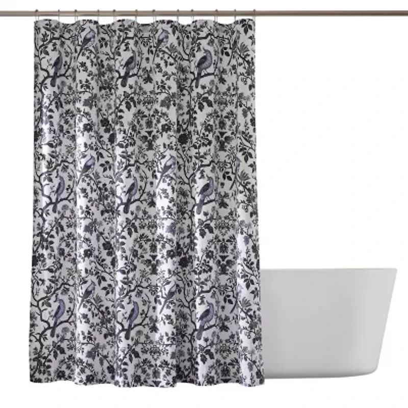 Brooklyn Loom Ava Floral Shower Curtain