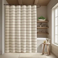 Brooklyn Loom Hayward Stripe Shower Curtain