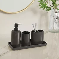 Brooklyn Loom Eli Bronze 4-pc. Bath Accessory Sets