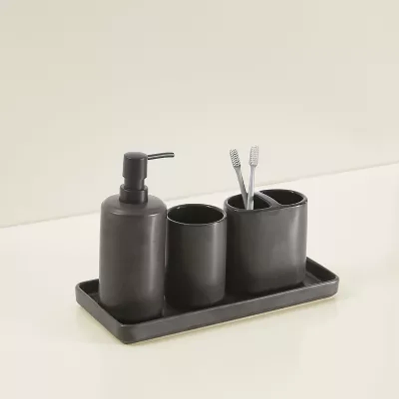 Brooklyn Loom Eli Bronze 4-pc. Bath Accessory Sets