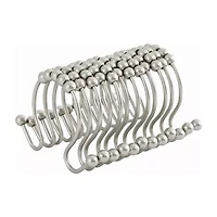 Truly Calm Roller Ball Shower Curtain Hooks