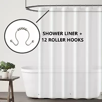 Truly Calm Grometed Shower Curtain Liner