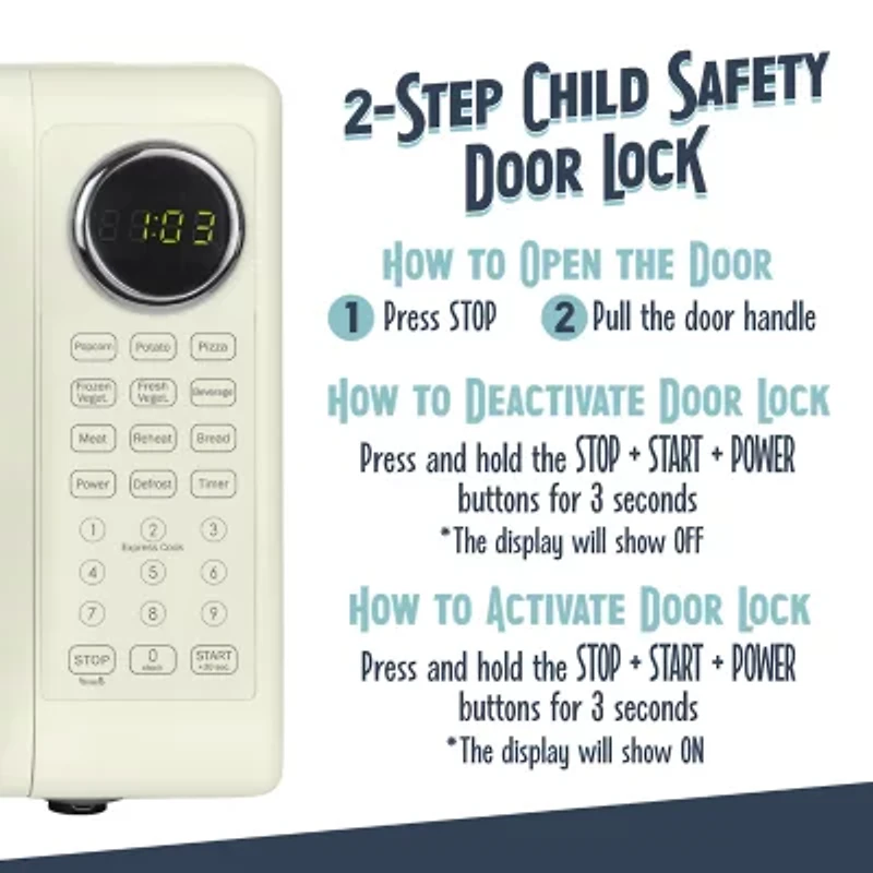 Nostalgia Counter Microwave