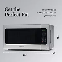 Farberware Professional FMO22ABTBKA 2.2 Cu. Ft 1200-Watt Microwave Oven with Smart Sensor Cooking