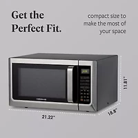 Farberware FMG13SS 1.3 Microwave Oven w LED Light/SENSOR 1100 Watts