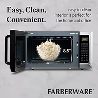 Farberware FMG13SS 1.3 Microwave Oven w LED Light/SENSOR 1100 Watts