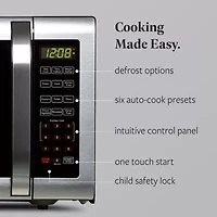 Farberware FMG16SS 1.6 Microwave Oven, Brushed Stainless Steel