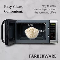 Farberware FMG16SS 1.6 Microwave Oven, Brushed Stainless Steel