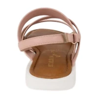 Italian Girls Esmeray Little & Big Kid Slingback Strap Flat Sandals