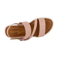 Italian Girls Esmeray Little & Big Kid Slingback Strap Flat Sandals