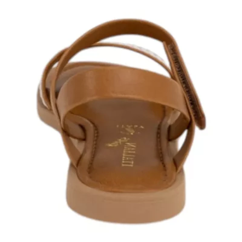 Italian Girls Pomeline Little & Big Kid Adjustable Strap Flat Sandals